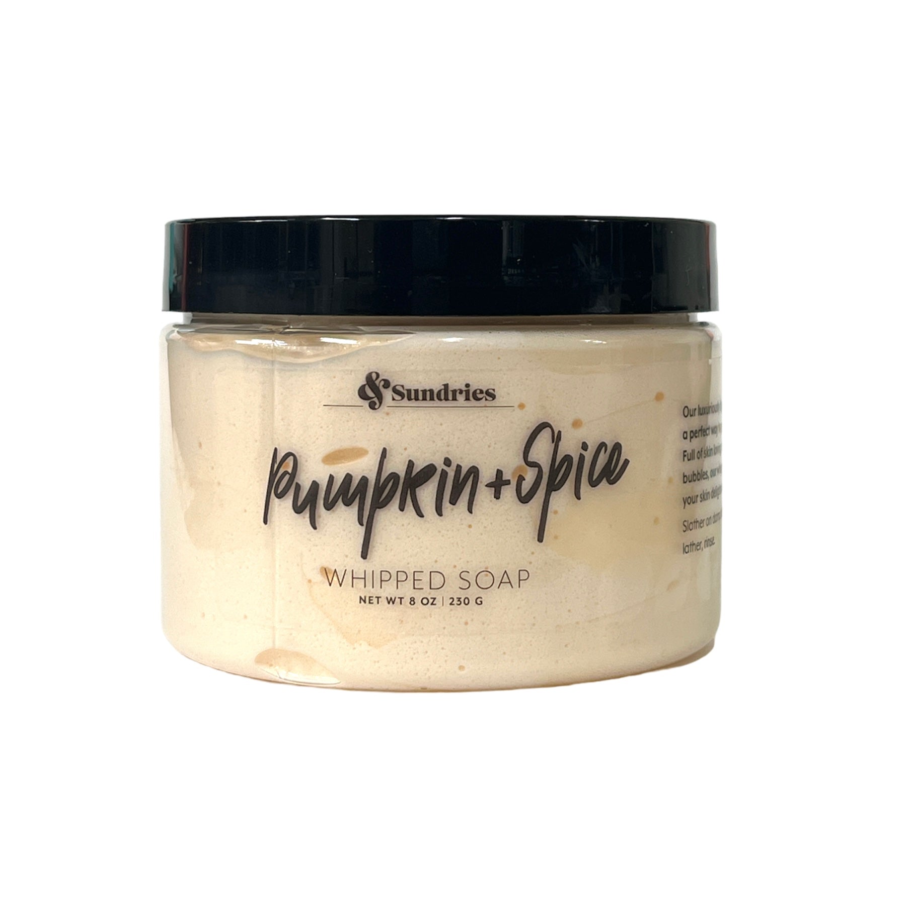 Pumpkin & Spice Whipped Soap