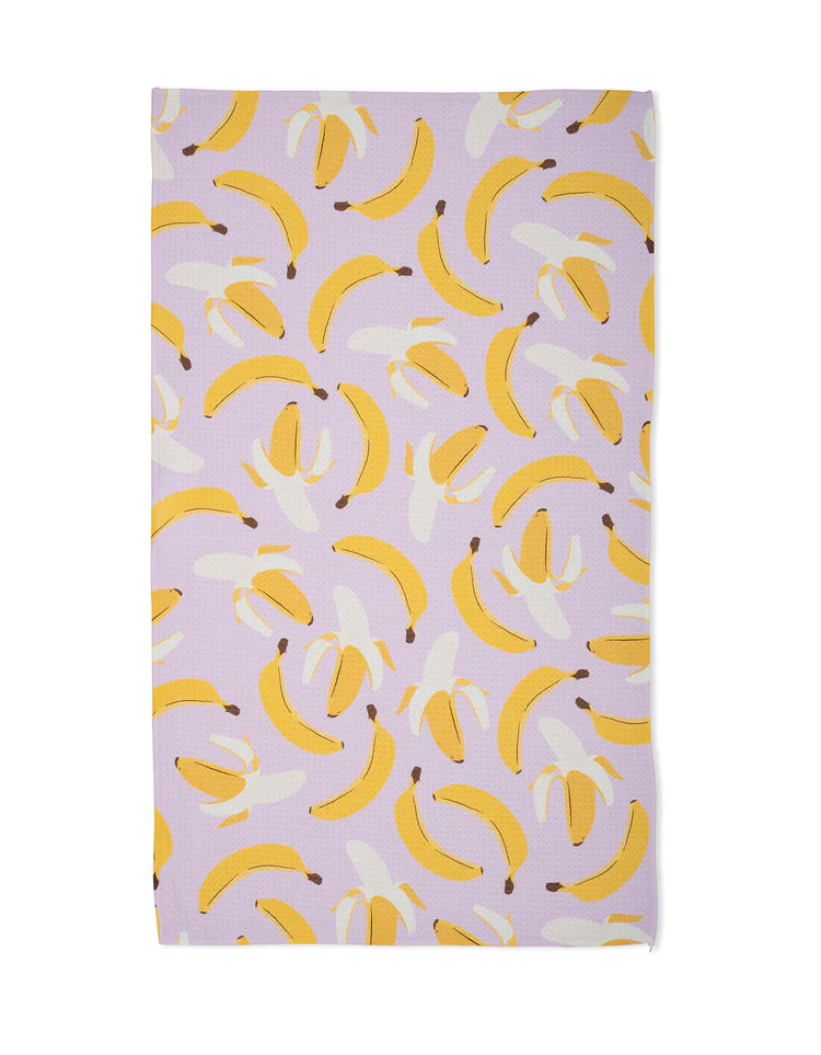 Sweet Banana Geometry Towel