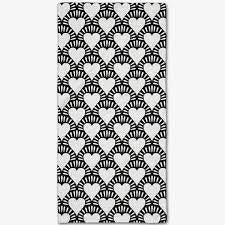 Heartthrob Onyx Geometry Towel