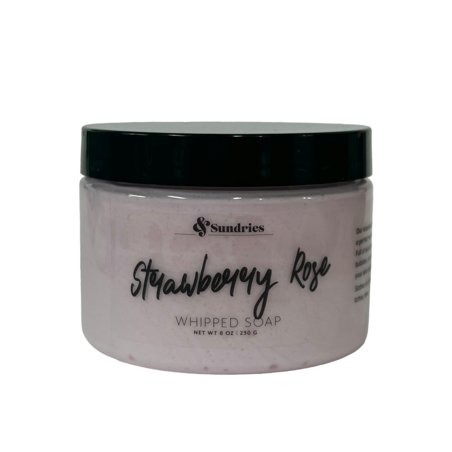 Strawberry Rose Whipped Soap