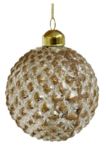 Gold Cone Ornament