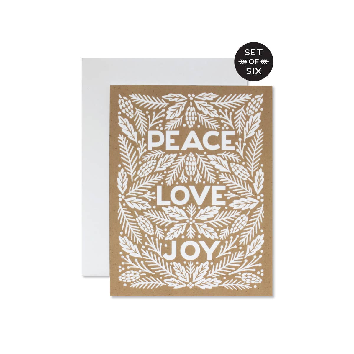 Peace Love Joy - Set of 6