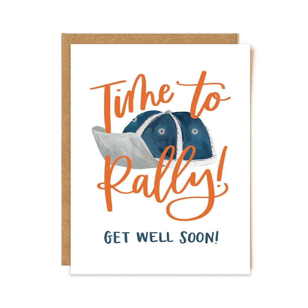 Get Well Rally Greeting Card Stationery