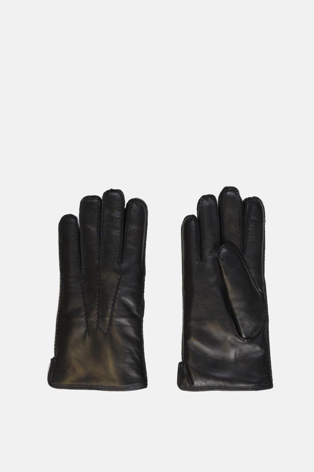 Lambskin Leather Shearling Lined Gloves