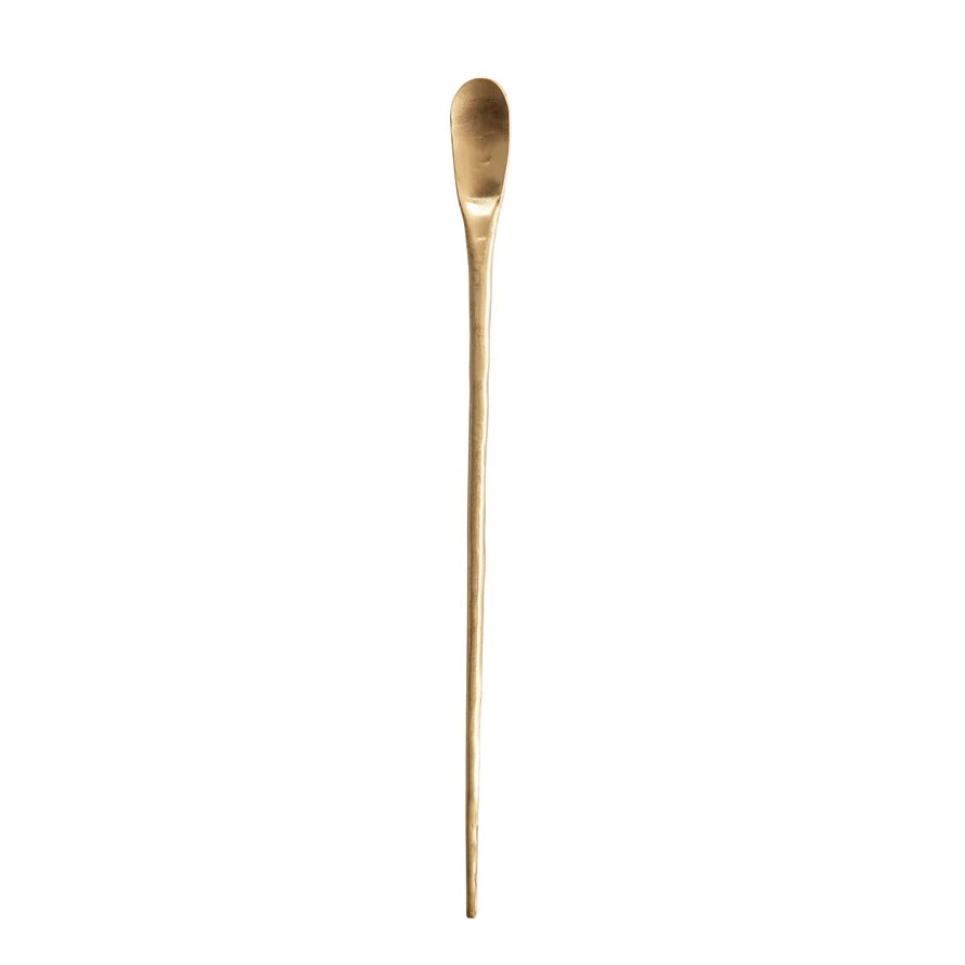 Long Brass Cocktail Spoon