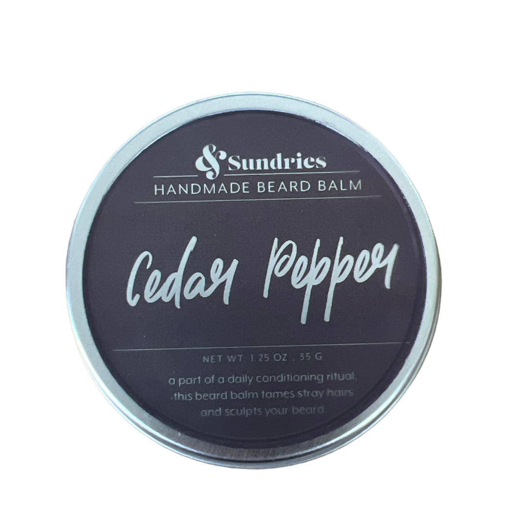 Cedar Pepper Beard Balm